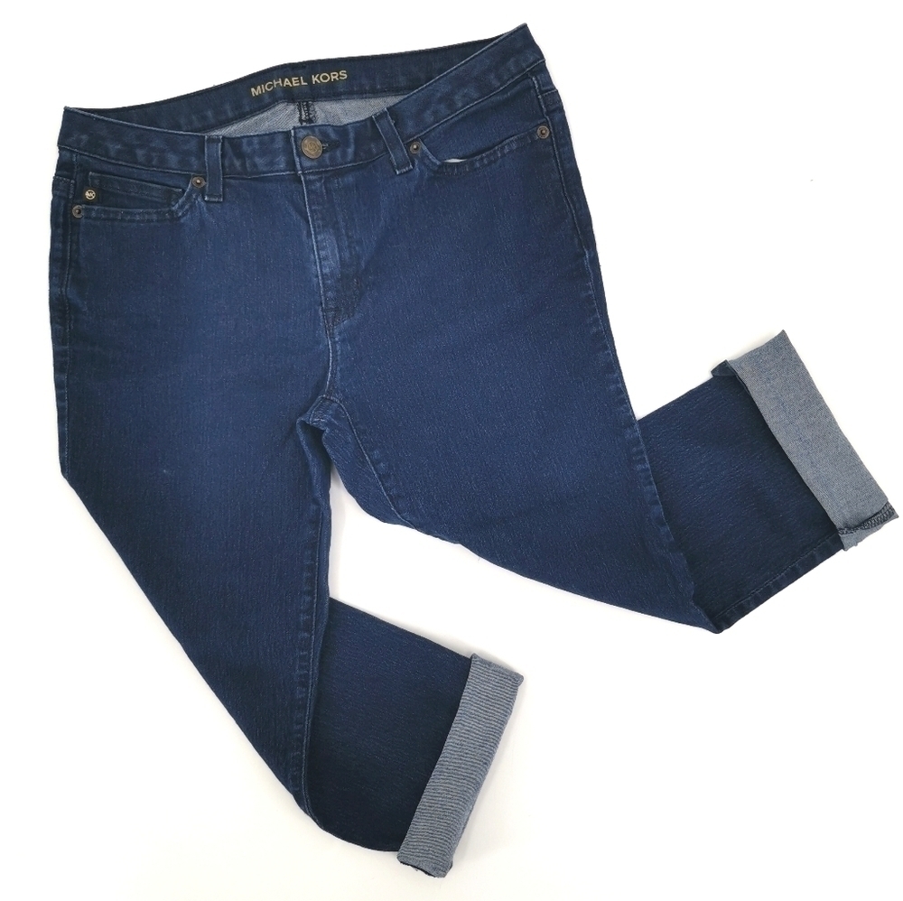 Michael Kors EUC Women's 6 Skinny Denim Capris - Picture 7 of 15